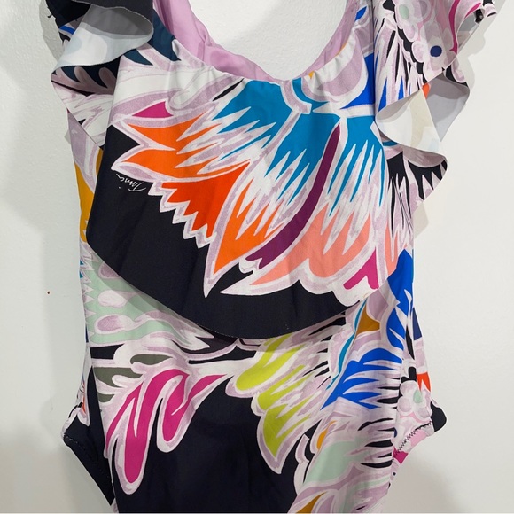 Trina Turk Seychelles Off the Shoulder Swimsuit - Picture 2 of 4